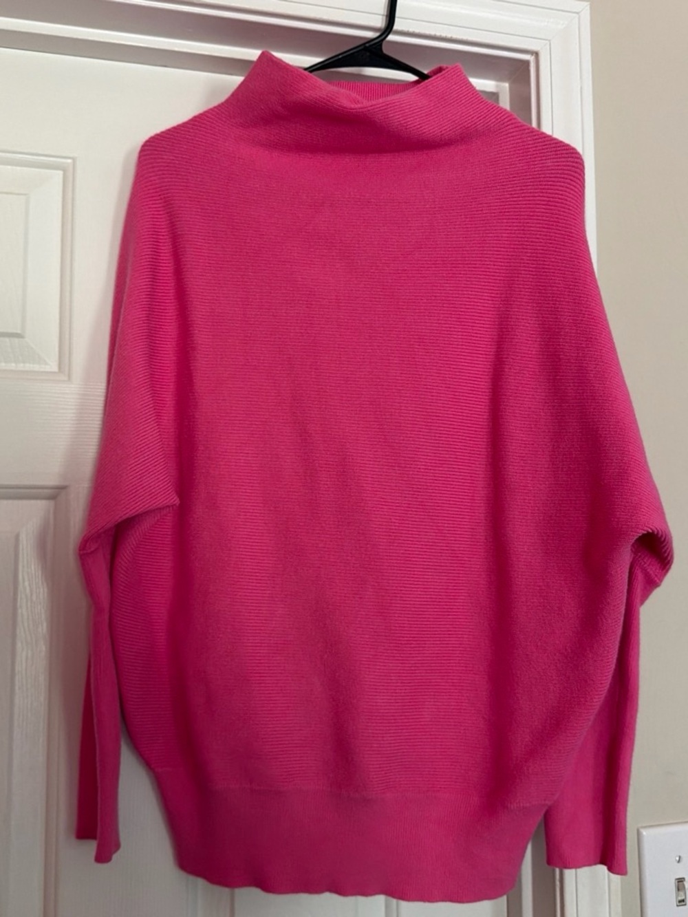 Bluivy Hot Pink Cowl Neck Sweater